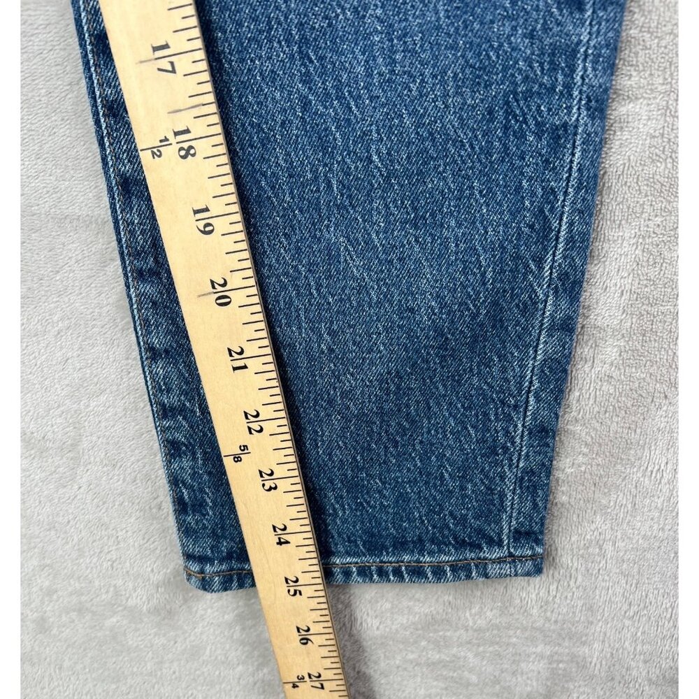 Madewell Womens Classic Straight Jeans Size 24 Blue Denim Fair Trade Certified - Picture 10 of 14